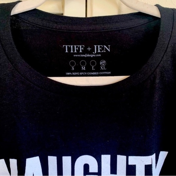 •Naughty & Nice•black/white graphic T-shirt
New with tags! - Picture 2 of 5